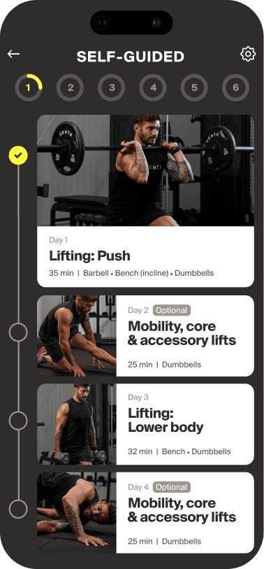 Centr App — Self-Guided workout plan